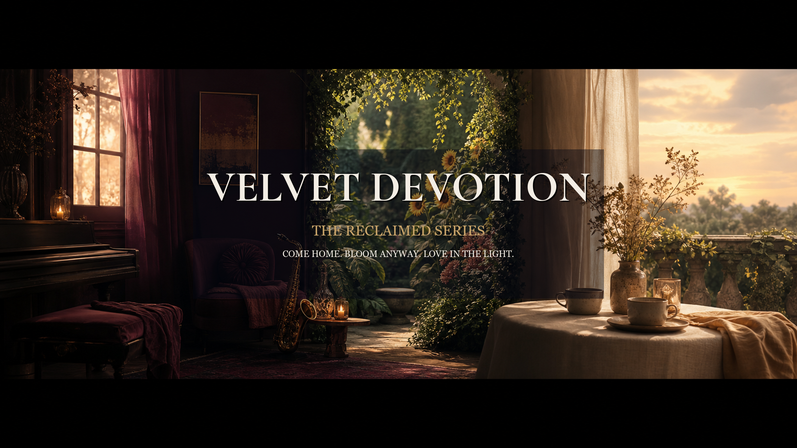 Velvet Devotion artist banner for The Reclaimed Series
